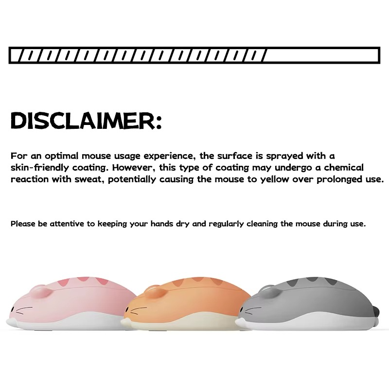 Akko Cat Theme Mouse 2.4GHz Bluetooth 3.0 / 5.0 Wireless Tri-mode Mouse for PC Laptop Computer Plug and Play - Image 4