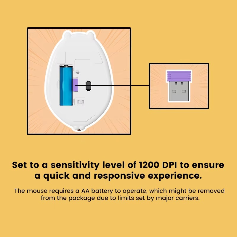 Akko Cat Theme Mouse 2.4GHz Bluetooth 3.0 / 5.0 Wireless Tri-mode Mouse for PC Laptop Computer Plug and Play - Image 2