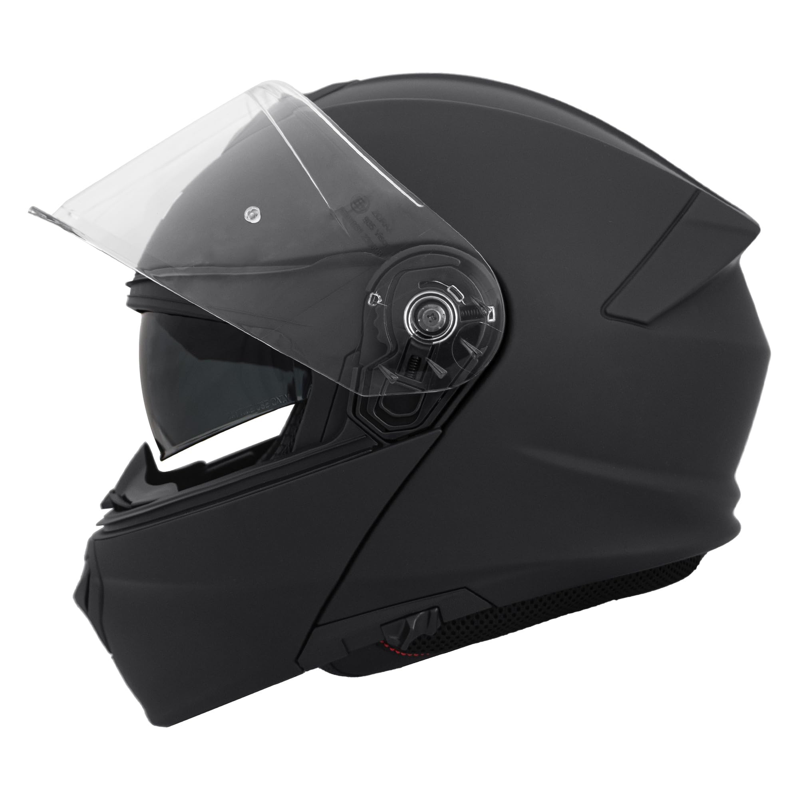 Zorax Matt Black XL (61-62cm) ZOR-838 Double Visor Modular Flip up front Motorcycle Motorbike Helmet ECE 2206 Approved - Image 5