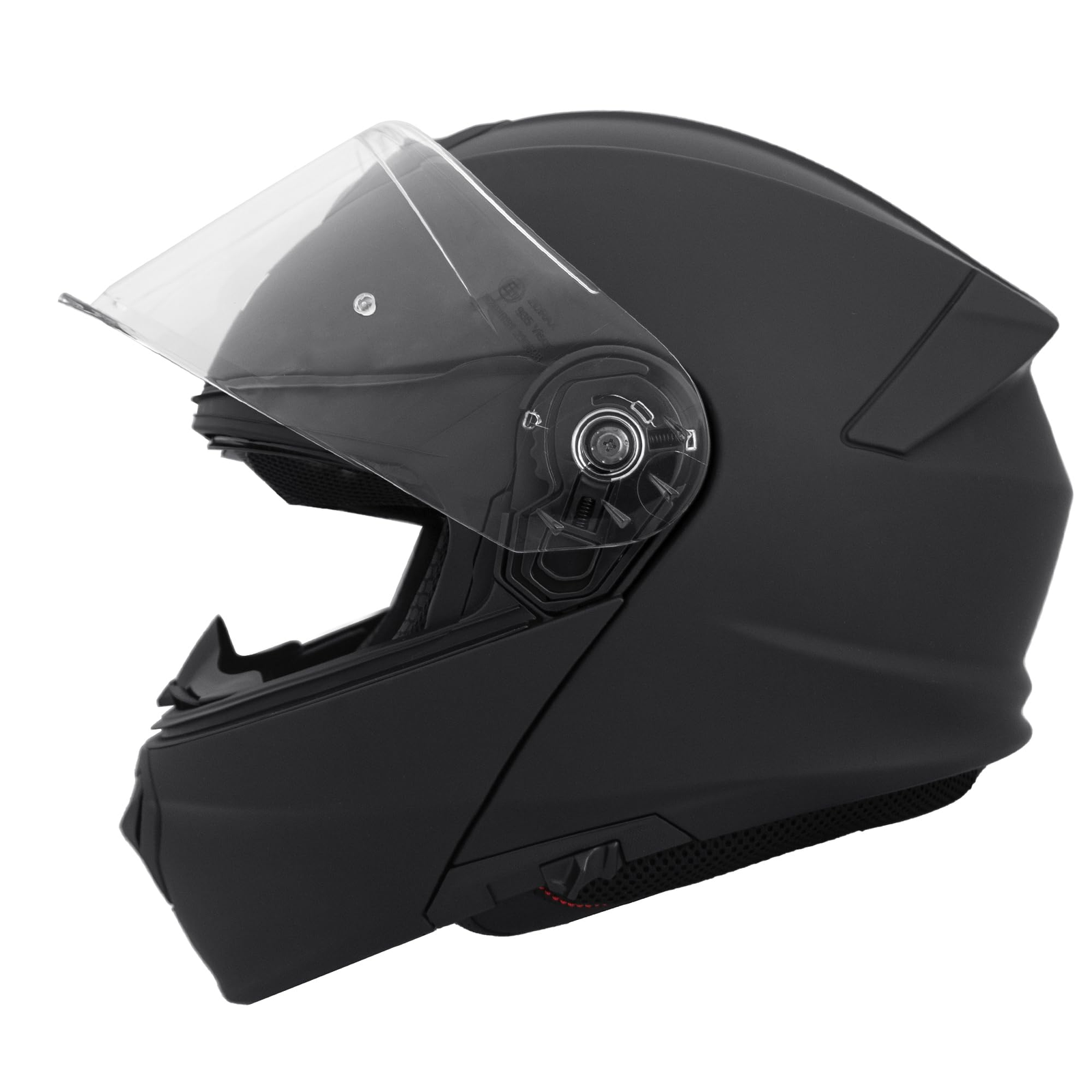 Zorax Matt Black XL (61-62cm) ZOR-838 Double Visor Modular Flip up front Motorcycle Motorbike Helmet ECE 2206 Approved - Image 7